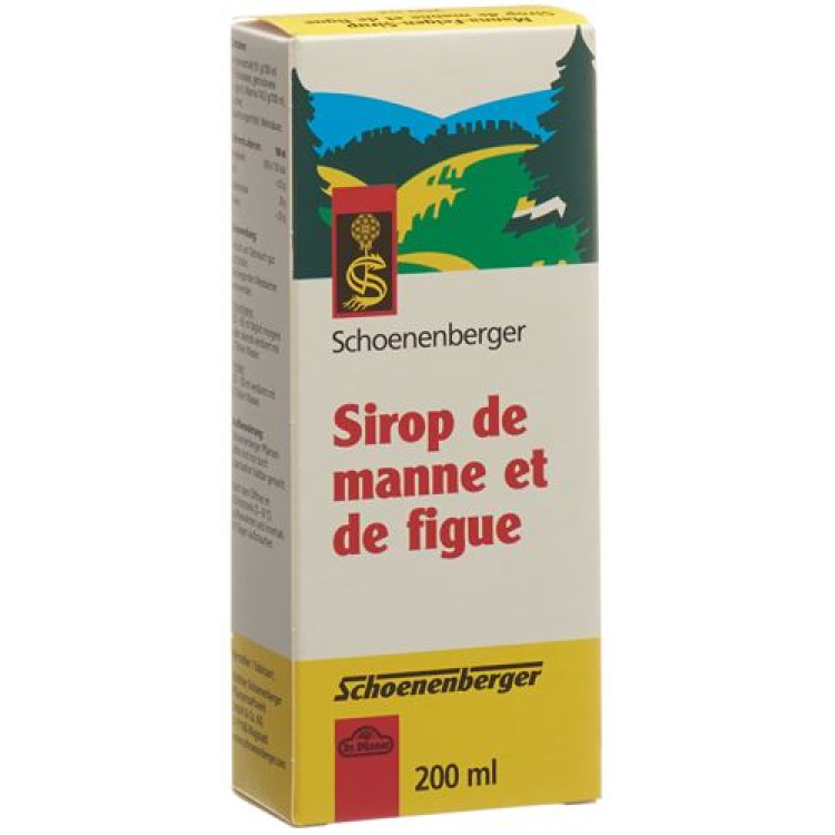 Schoenberger Manna figų sirupas Fl 200 ml