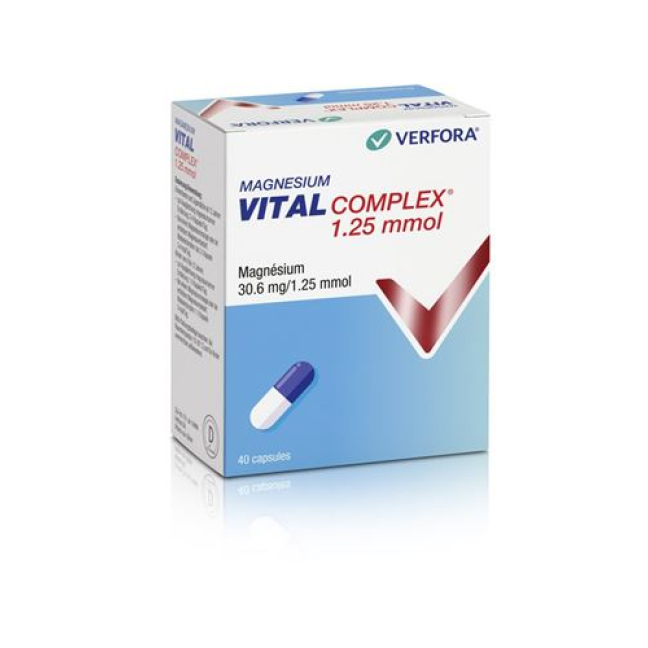 Magnesium Vital Complex Kaps 25.1 mmol 40 ភី