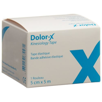 Dolor-X Kinesiologie Tape 5cmx5m blau