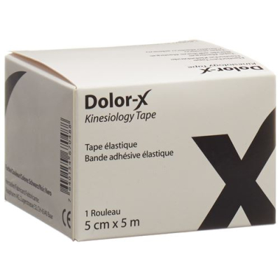 Dolor-X קינסיולוגיה טייפ 5cmx5m שחור