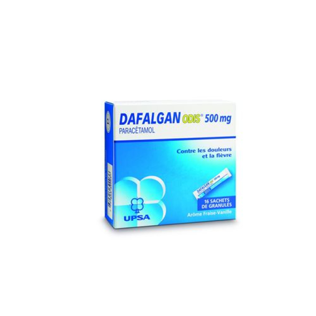 Dafalgan Odis Gran 500 mg Btl 16 szt