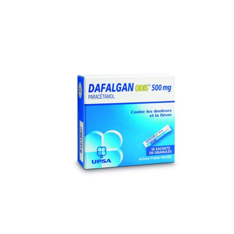 Dafalgan Odis Gran 500 mg Btl 16 dona