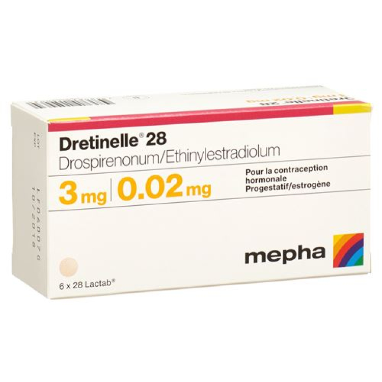 Dretinelle 28 Lactab 6 x 28 pcs