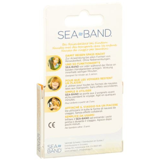 Sea-Band akupresszúrás szalag gyermek kék 1 pár