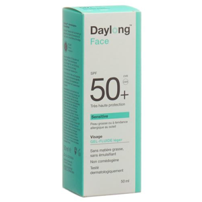 Daylong Sensitive Face creme gel / væske SPF50 + tube 50 ml