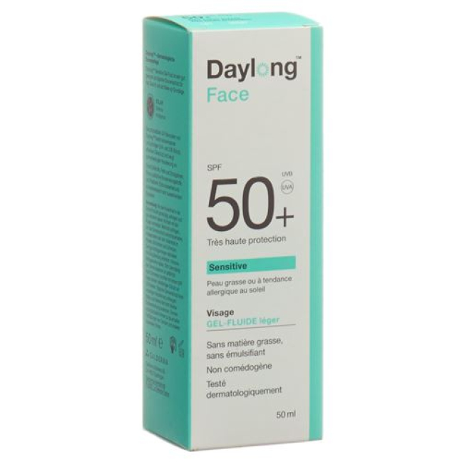 Daylong Sensitive Face cream gel/fluid SPF50 + Tb 50 ml