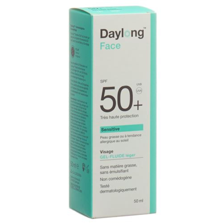 Daylong Sensitive Face քսուք գել / հեղուկ SPF50 + tube 50 մլ