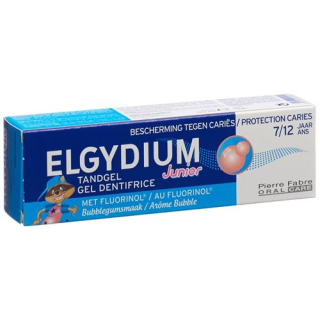 Elgydium Junior Bubble 7-12 dantų pasta 50ml