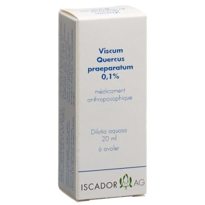 Iscador Viscum Quercus Praeparatum 0.1% Dilutio aquosa 20 ml