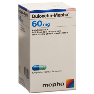 Duloksetin Mepha Kaps 60 mg Fl 100 dona