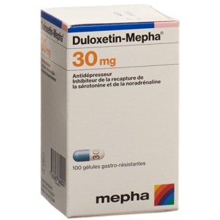 Duloksetin Mepha Kaps 30 mg Fl 100 dona