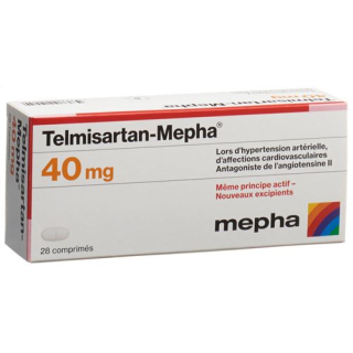 Telmisartan 40 mg tbl Mepha 98 ks