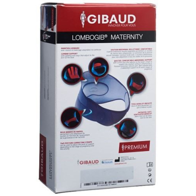 GIBAUD Lombogib Maternity denim blue One size