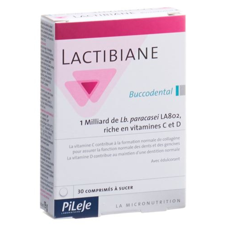 LACTIBIANE दांत और मसूड़े Lutschtabl 30 पीसी