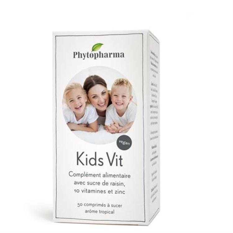 Phytopharma Kids Vit 10 វីតាមីន and ស័ង្កសី 50 គ្រាប់