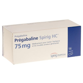 Pregabalin Spirig HC Kaps 75 mg 56 pcs