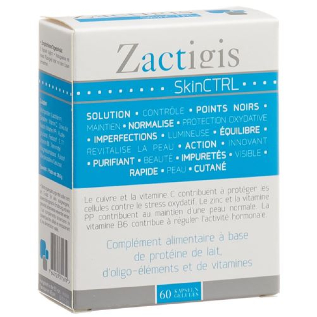Zactigis SkinCTRL Gélules 60 pièces