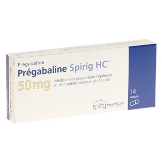 Pregabalin Spirig HC Kaps 50 mg 14 pcs