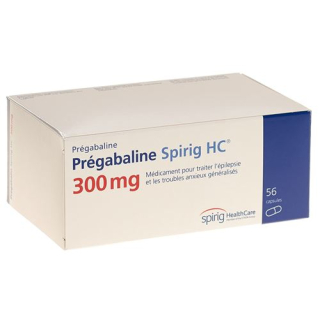 Pregabalin Spirig HC Kaps 300 mg 168 pcs