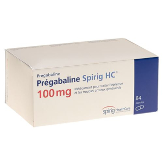 Pregabalin Spirig HC Caps 100 mg 84 pcs