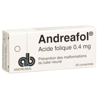 Andreafol 0.4 mg 30 tablets