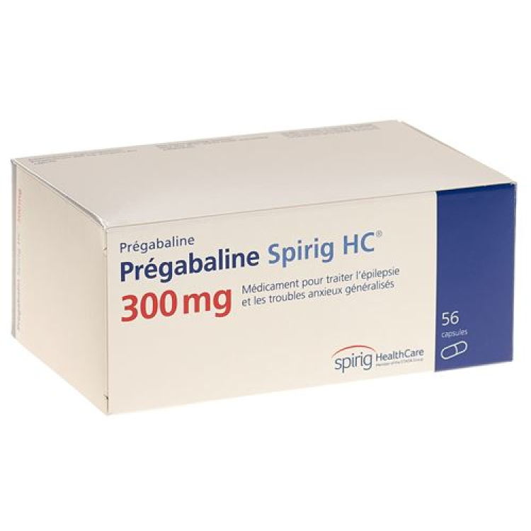 Pregabalin Spirig HC Kaps 300 mg 56 pcs