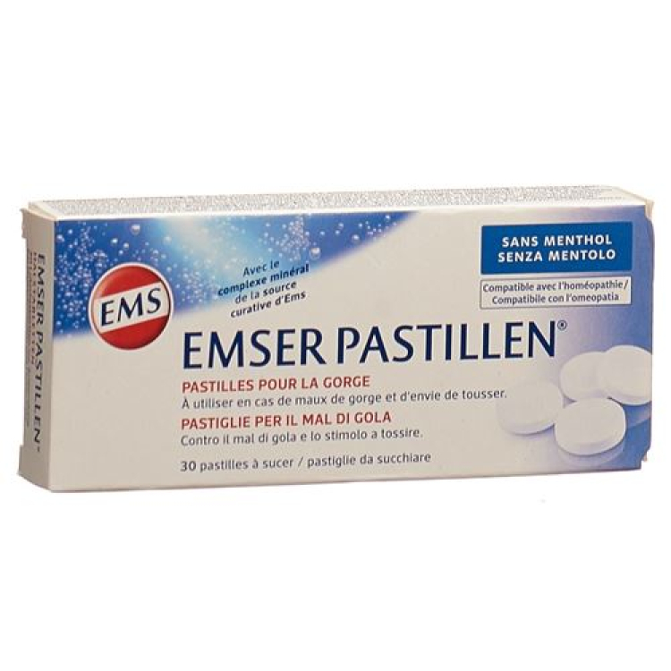 Emser without menthol 30 lozenges