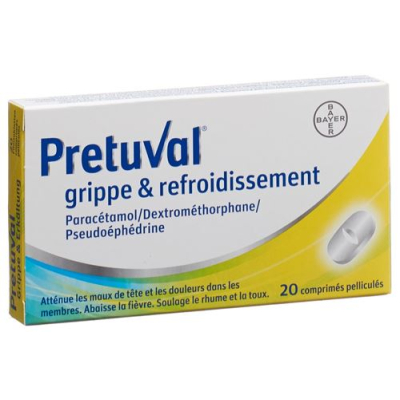 Prætuval influenza og forkølelse film-coated tablets 20 stk