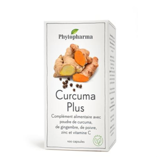 Phytopharma Curcuma Plus Kaps Fl 100 pcs