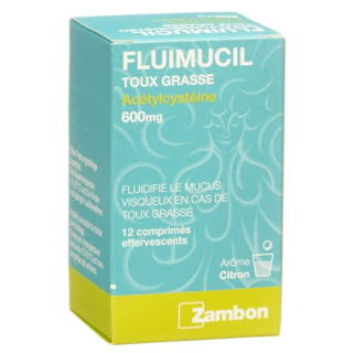 Fluimucil 600 mg 12 brusetabletter
