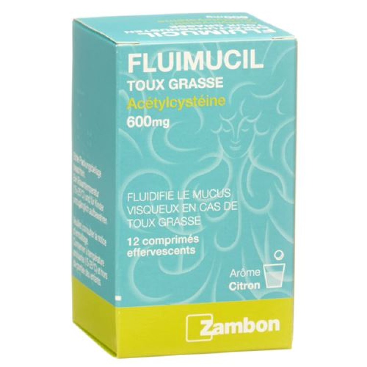 Fluimucil 600 mq 12 püskürən tablet