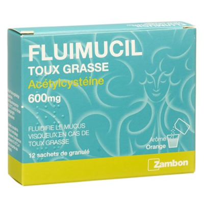 Fluimucil 600 mg 12 பைகள்