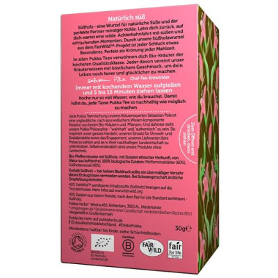 Чай Pukka Peppermint and Licrice Tea Organic bag 20 шт