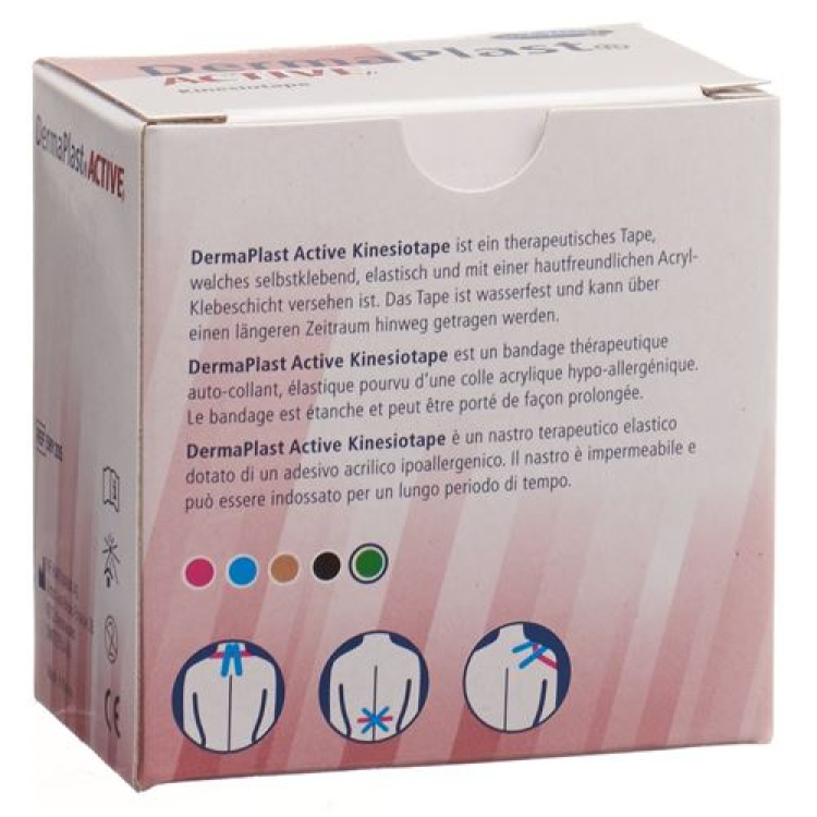 DermaPlast Active Kinesiotape 5cmx5m grün