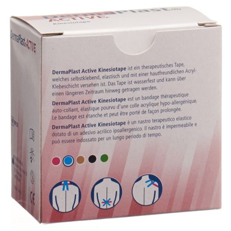 DermaPlast Active Kinesiotape 5cmx5m blau