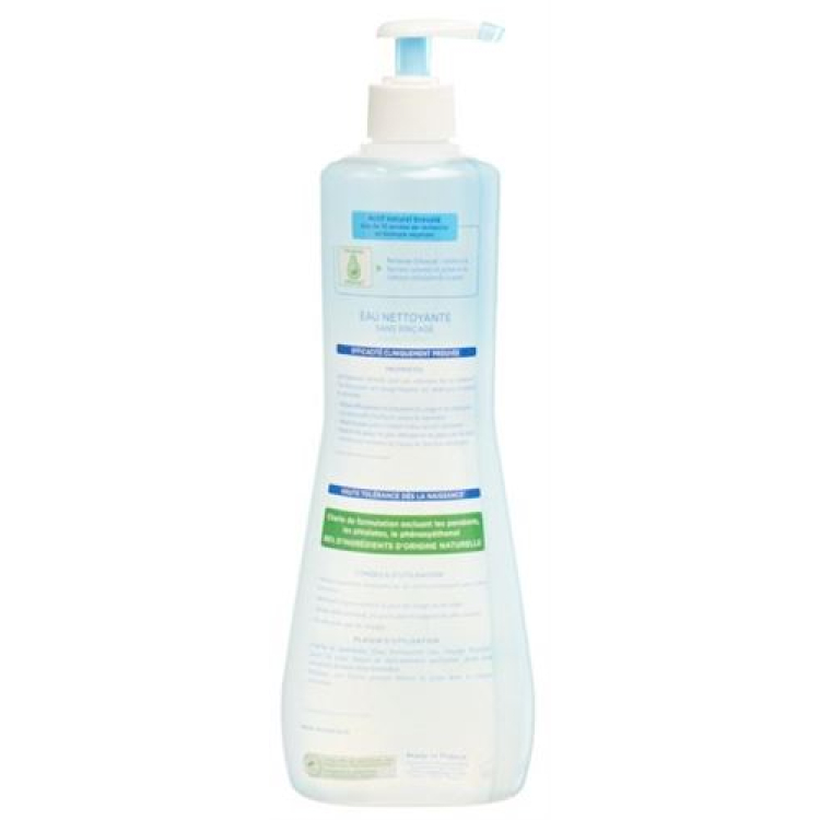 Mustela reinigingsvloeistof zonder spoelen normale huid Disp 750 ml