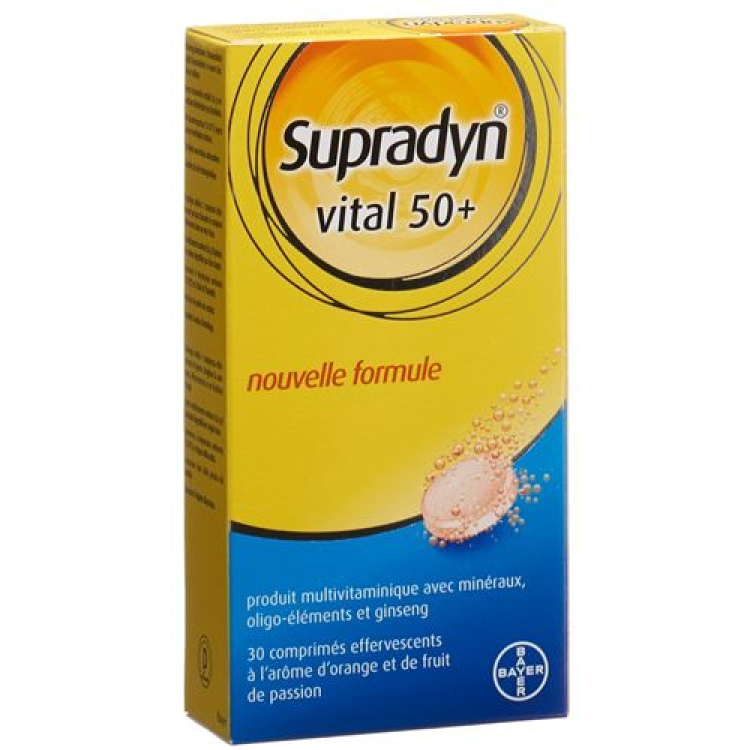 Supradyn Vital 50+ Brausetabl 30 st