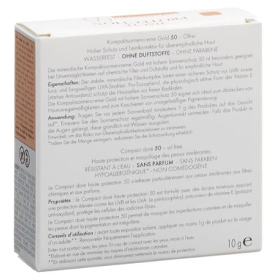 Avene Sun Compact pelindung matahari SPF50 + Emas 10 g