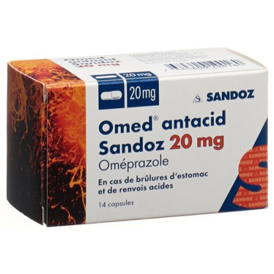 Omed antacid Sandoz Kaps 20 mg 14 kom