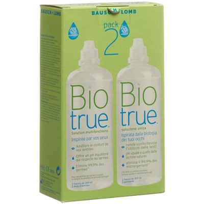 Biotrue alt-i-ett-løsning 2 x 300 ml