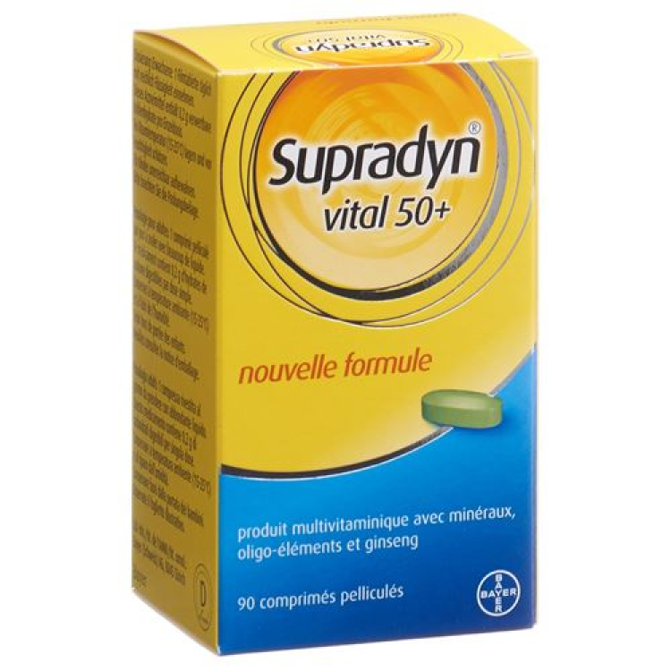 Supradyn Vital 50+ Filmtabl 90 pcs