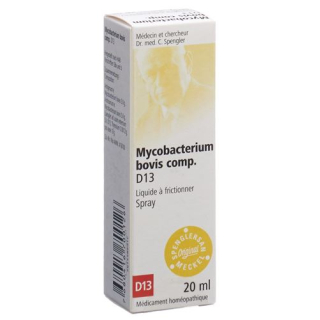 Spenglersan Mycobacterium bovis comp. D 13 Vaporisateur Classique 20 ml