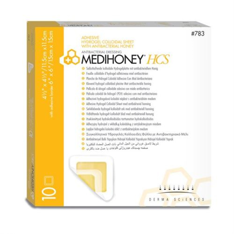 Medihoney Antibacterial HCS dressing Non Adhesive 784 20x20cm 5 pcs