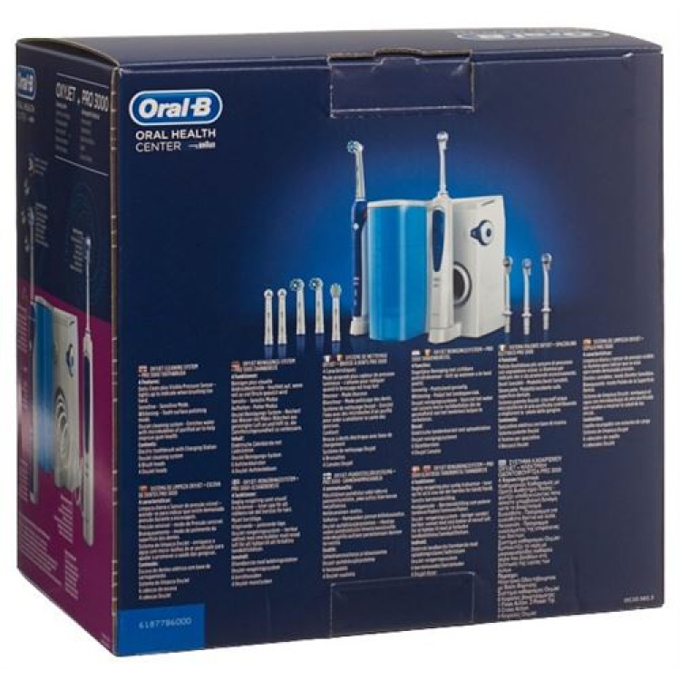 Oral-B OxyJet cleaning system + PRO 3000