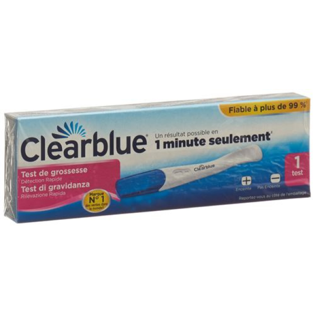Clearblue ორსულობის ტესტი 2 ცალი სწრაფი გამოვლენა