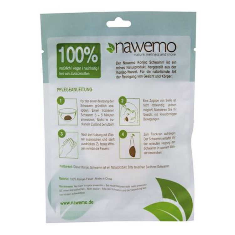 Nawemo Konjac Sponge Aloe Vera