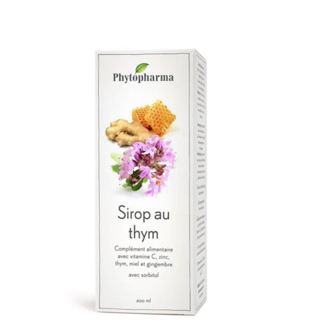 Phytopharma Thyme Syrup 200 មីលីលីត្រ