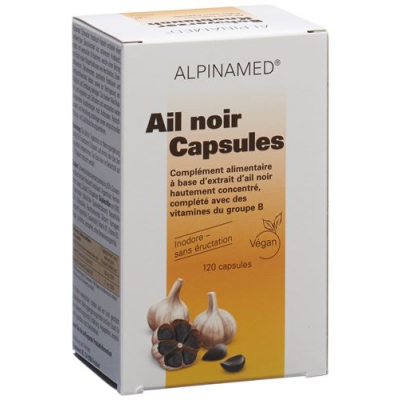 ALPINAMED Black Garlic caps 120 pcs