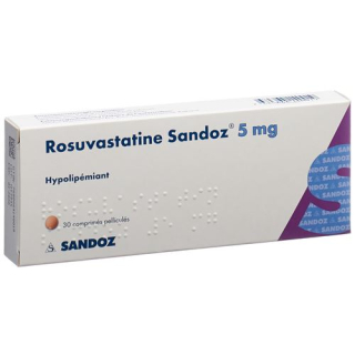 Rosuvastatin Sandoz Filmtabl 5 mg 30 Stk