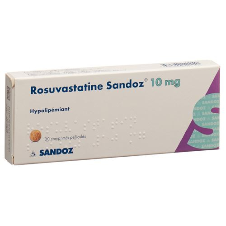 Rosuvastatin Sandoz Filmtabl 10 mg 30 pcs